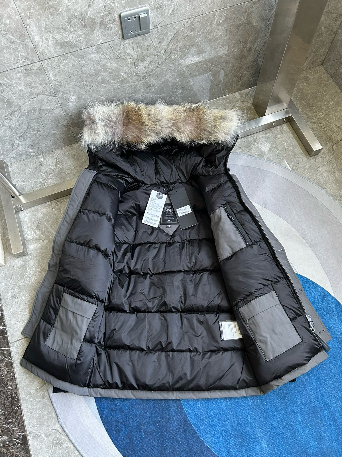 Black and Grey Jacket - FashionHype.xyz
