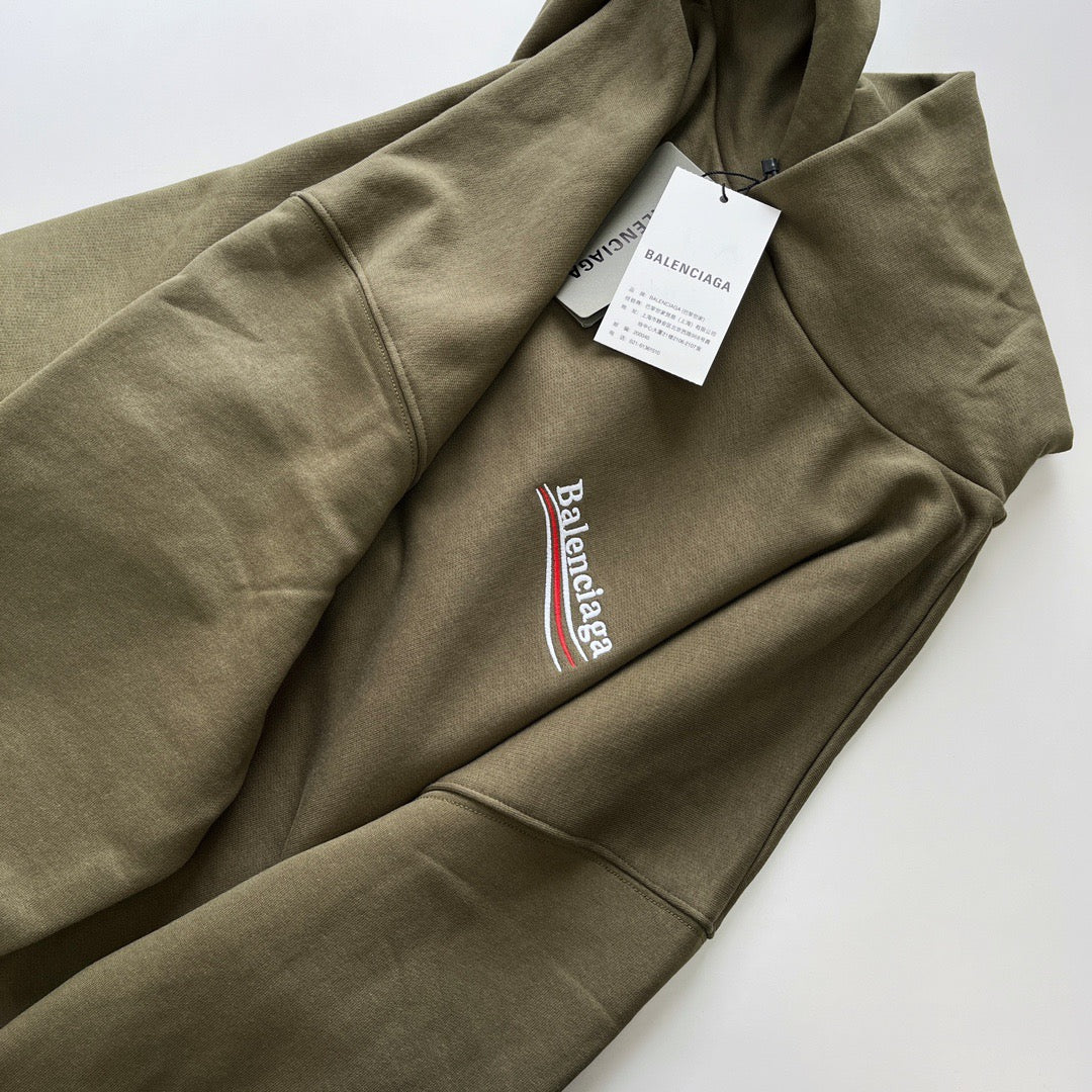 Braungrauer Hoodie
