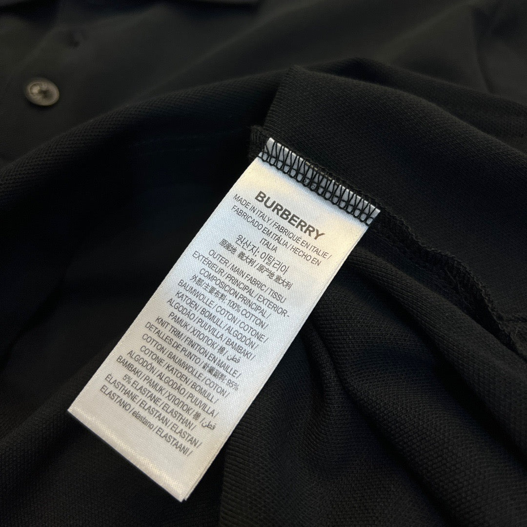 Black and White Polo - FashionHype.xyz