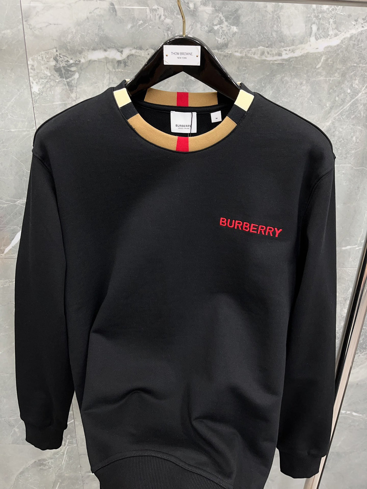Black, Grey and White Sweatshirt - FashionHype.xyz