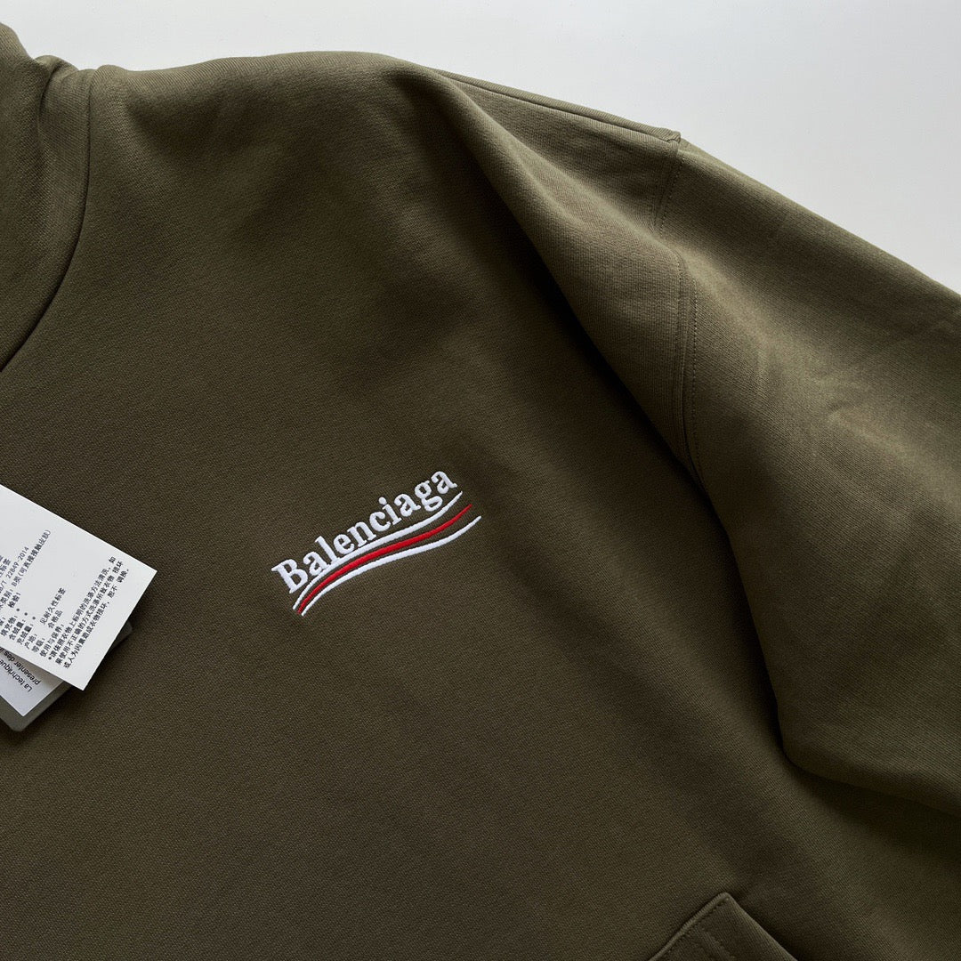 Braungrauer Hoodie