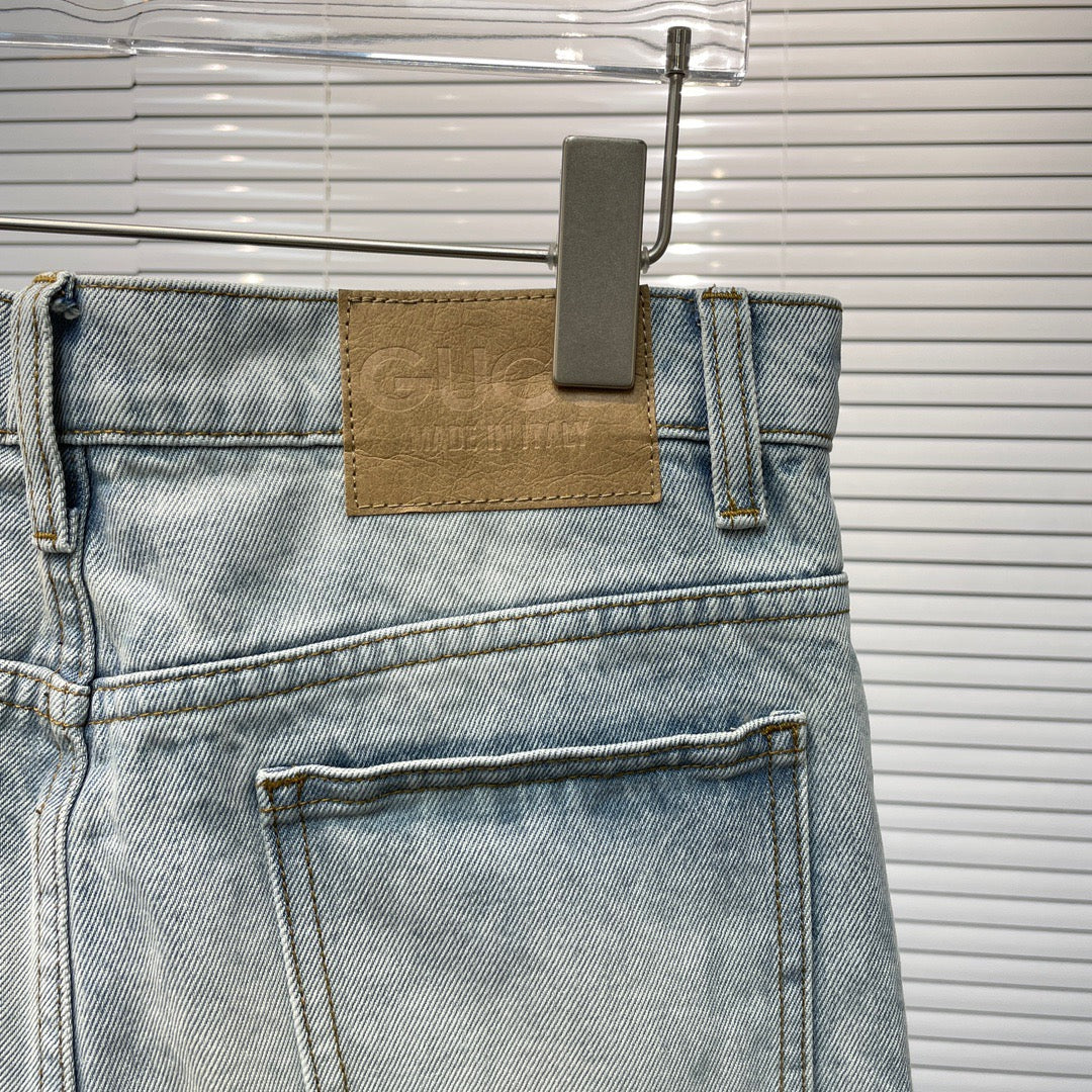 Grey blue Pant - FashionHype.xyz