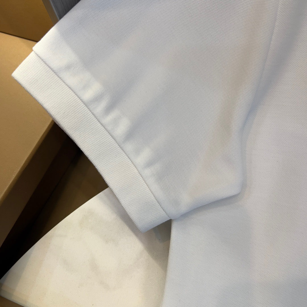 Black and White Polo - FashionHype.xyz