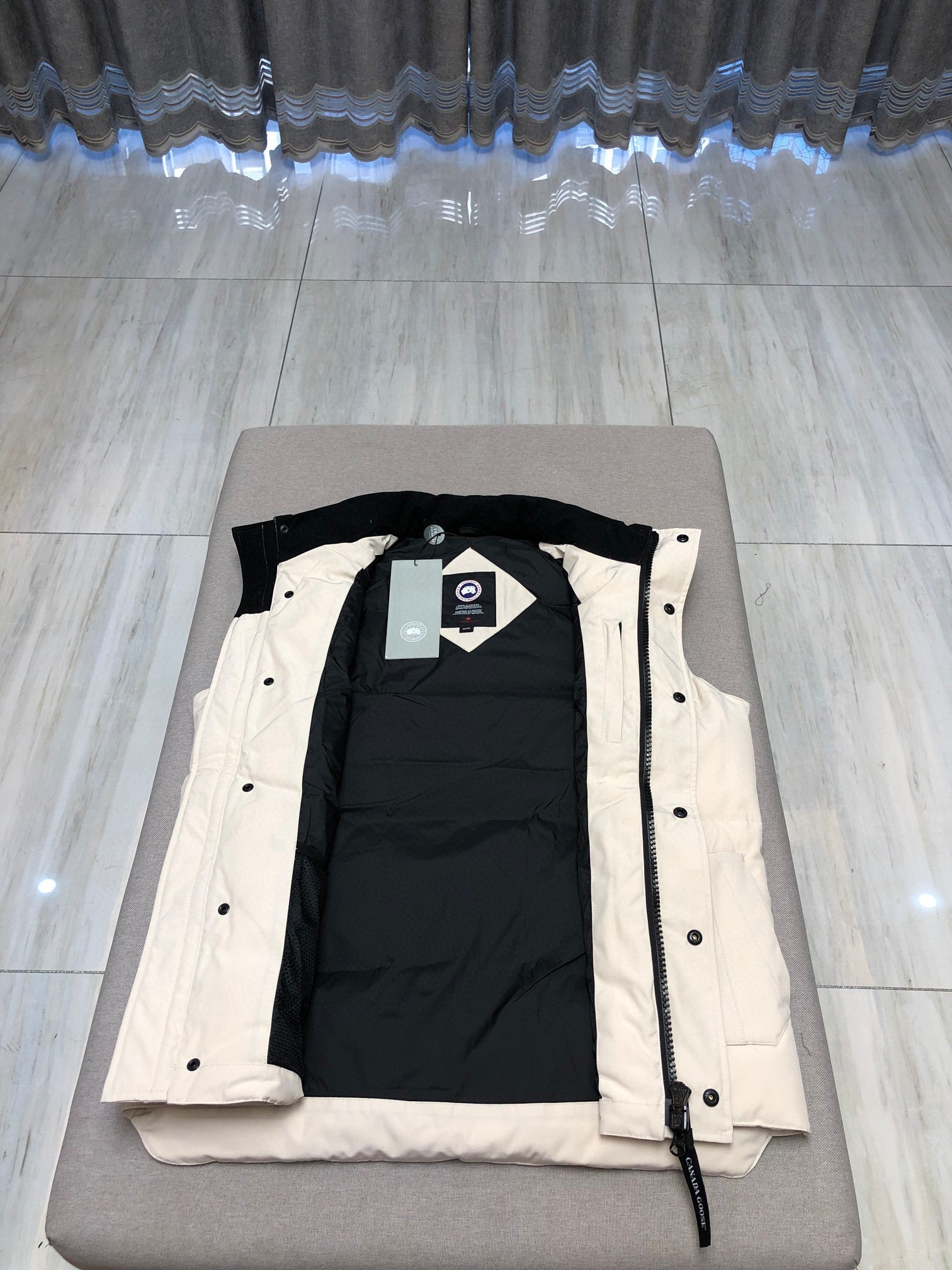 Sky blue, Grey and White Vest - FashionHype.xyz