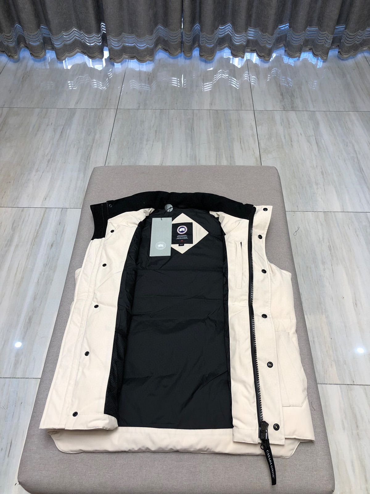 Sky blue, Grey and White Vest - FashionHype.xyz