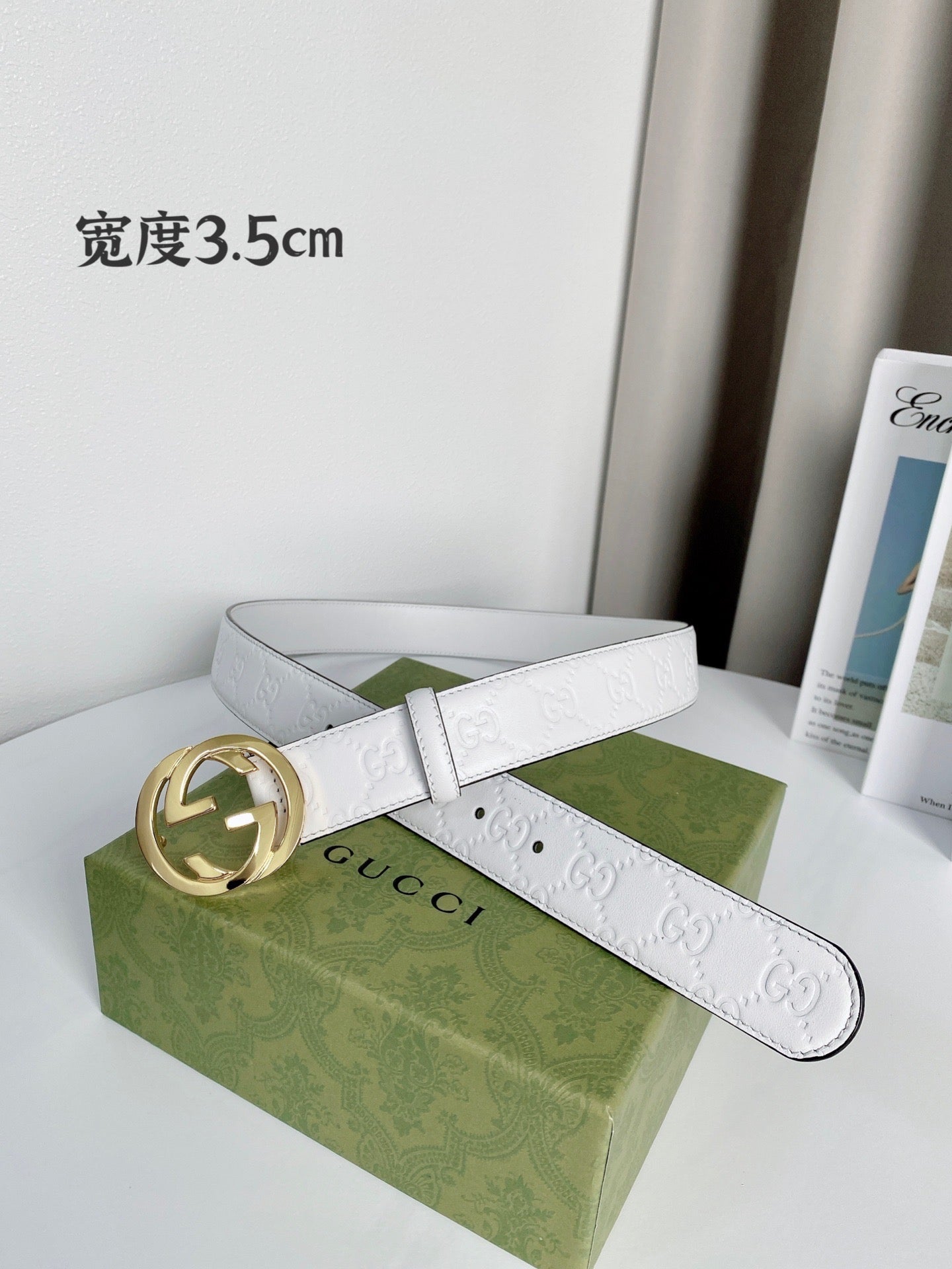 White and Golden Belts - FashionHype.xyz