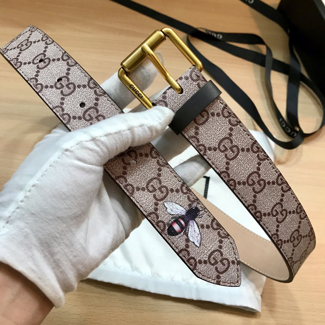 White and Golden Belts - FashionHype.xyz