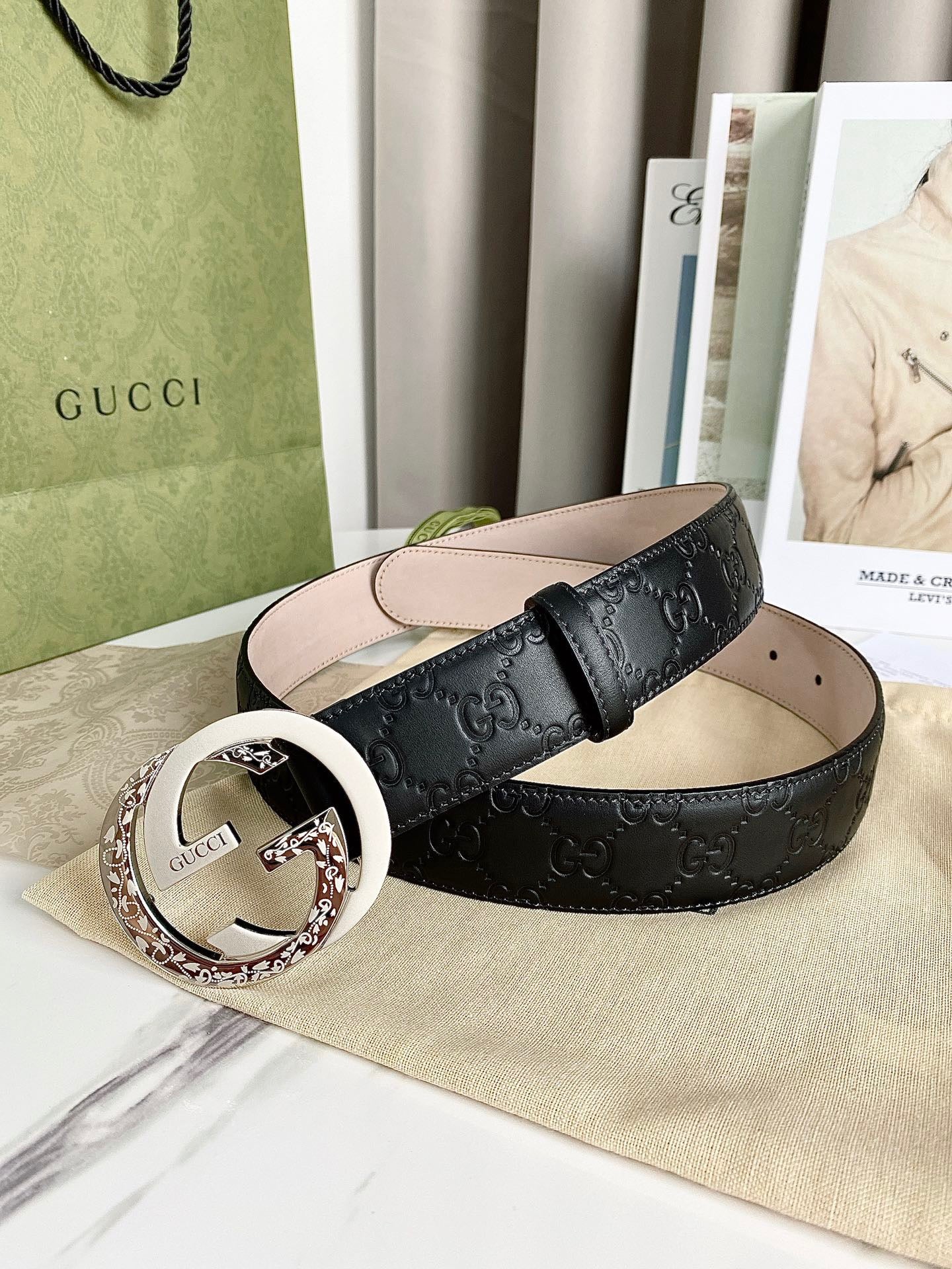 Black, Brown and White Belts - FashionHype.xyz