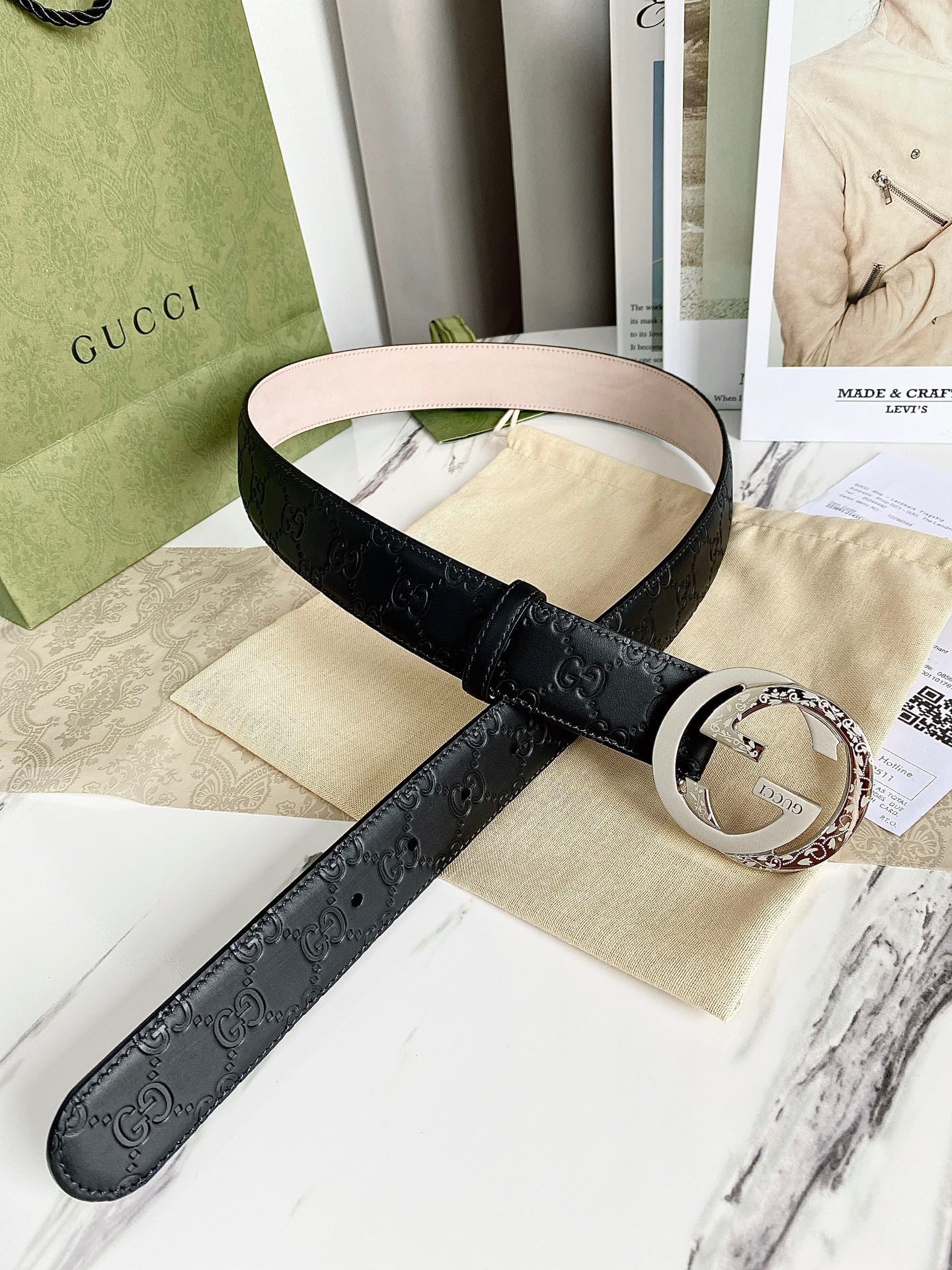 Black, Brown and White Belts - FashionHype.xyz