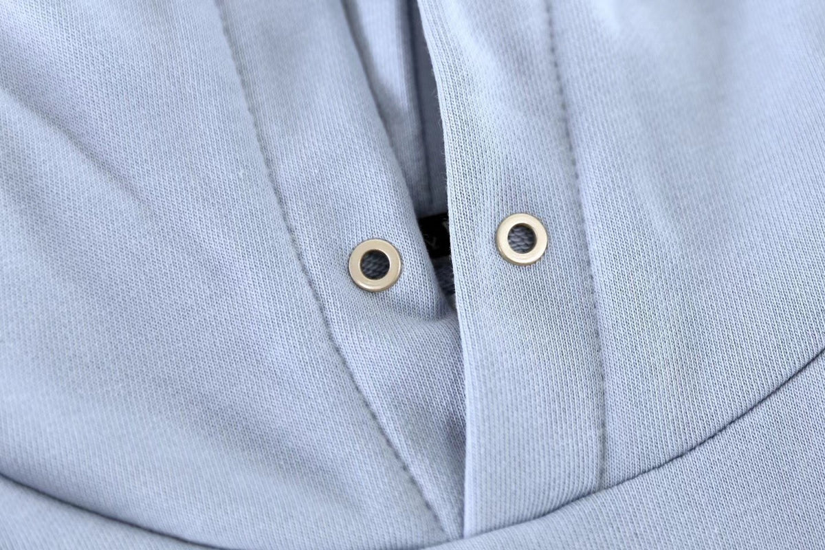 Sudadera con capucha azul - FashionHype.xyz