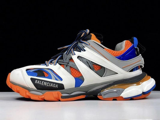 Zapatillas deportivas blanco/naranja/azul - FashionHype.xyz